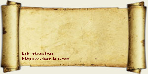 Mina Avakumović vizit kartica